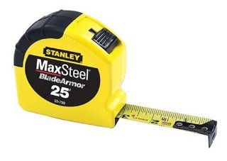 Stanley 33 799 25 Foot MaxSteel Tape Rule with Blade Armor   Tape Measures  