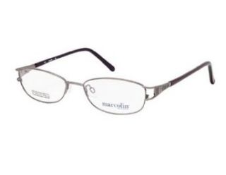 MARCOLIN Eyeglasses MA 7301 008 Gunmetal 53MM Clothing