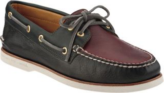 Sperry Top Sider Gold Cup A/O 2 Eye   Graphite/Midnight/Burgundy Leather