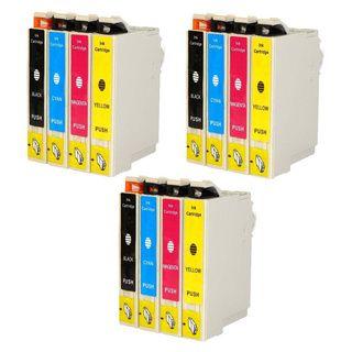 Replacement Epson 60 T060 T060120 T060220 T060320 T060420 Compatible Ink Cartridge (pack Of 12 3k/3c/3m/3y)