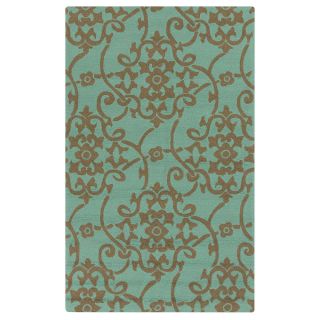 Hand hooked Kiera Transitional Floral Indoor/ Outdoor Area Rug (8 X 10)