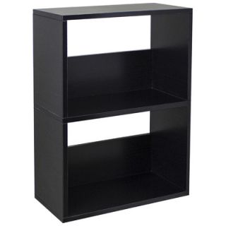 Way Basics Eco Friendly Duplex Shelves WB 2SR Finish Black