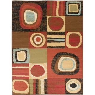 Multi color Abstract Area Rug (311x53)