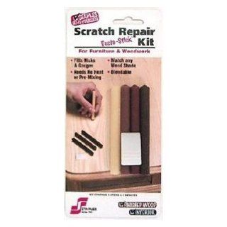 Staples 801 Decto Stick Blendable Scratch Repair Kit   Wood Fill  