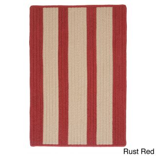 Light House Natural Stripe Reversible Outdoor Rug (5 X 7)