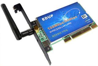 New EDUP EP 7601 802.11b 108Mbps PCI Wireless Lan Adapter Computers & Accessories