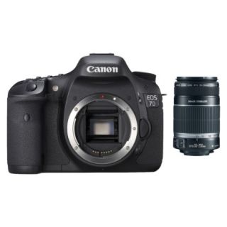 Canon EOS 7D 18MP DSLR Camera with 55 250mm Lens