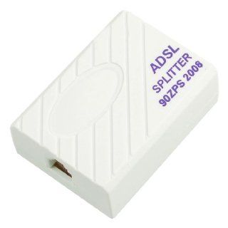 Telephone ADSL Modem 1 to 2 Line RJ11 6P2C Plug Splitter Filter  Corded Telephones 