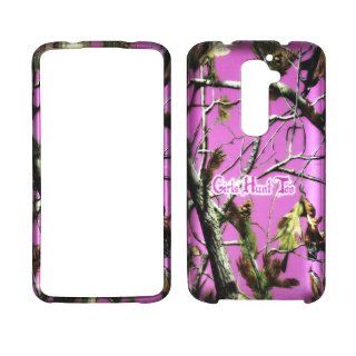 2D Pink Camo Girl Hunt LG G2 D802 (Fit only AT&T T Mobile) Case Cover Phone Snap on Cover Cases Protector Faceplates Cell Phones & Accessories