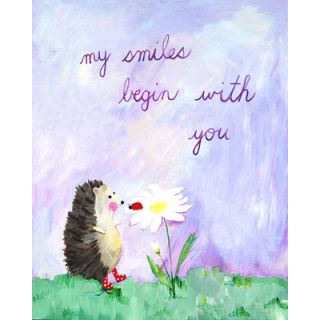 CiCi Art Factory Words of Wisdom My Smiles Begin with You Print PPW25