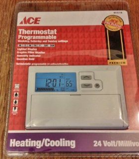 Ace 24 Volt Heating/Cooling Programmable Thermostat 