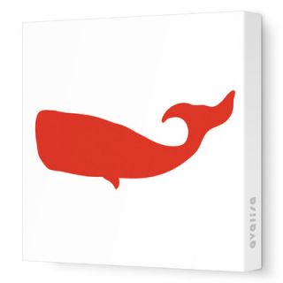 Avalisa Silhouette   Whale Stretched Wall Art Whale Silhouette