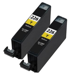 Canon Cli226 Yellow Compatible Inkjet Cartridge (remanufactured) (pack Of 2)
