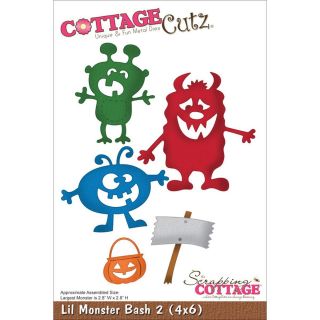 Cottagecutz Die 4 X6   Halloween Lil Monster Bash 2