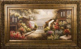 Artmasters Collection PA88656 805AG End of the Road II Framed Oil Painting   Prints