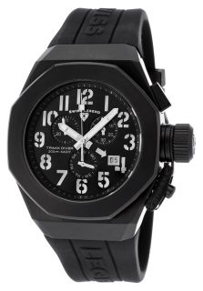 Swiss Legend 10542 BB 01 SA  Watches,Mens Trimix Diver Chronograph Black Dial Black Silicone, Chronograph Swiss Legend Quartz Watches