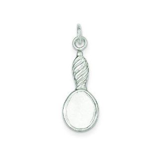 Sterling Silver Mirror Charm Jewelry