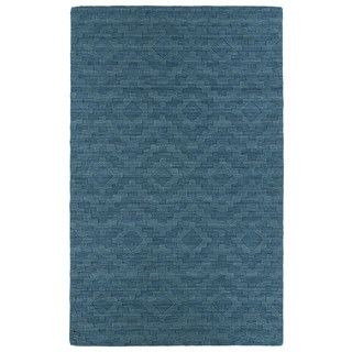 Hand tufted Trends Turquoise Phoenix Wool Rug (20 X 30)