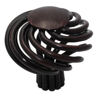 Gliderite 1.5 inch Oil Rubbed Bronze Round Birdcage Cabinet Knobs (pack Of 10)