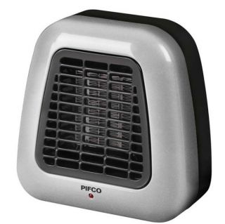 Pifco 500W Silver Portable Fan Heater      Homeware