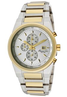 Kenneth Cole KC9195  Watches,Mens Chronograph Silver Dial Two Tone Stainless Steel, Chronograph Kenneth Cole Quartz Watches