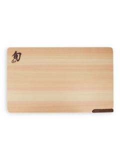 Hinoki Cutting Board by Shun Cutlery