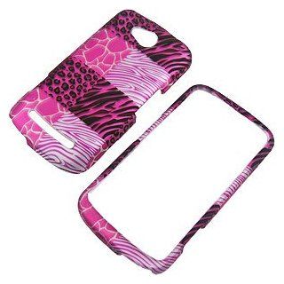 Pink Exotic Print Protector Case for MetroPCS Coolpad Quattro 4G Cell Phones & Accessories