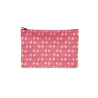Balanced Design Hand Printed Eggs Pouch PEGG Size 8 H x 11 W, Color Pink