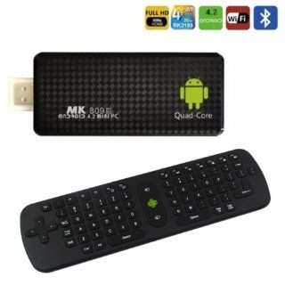 KingMansion MK809iii Newest Version Android 4.2.2 RK3188 Quad Core Mini Pc TV Box 2G RAM 8G Rom UP to 1.6GHZ,Mali 400MP4 Support External 3g and OpenGLES2.0/1.1 and OpenVG1.1 + 2.4GHz Air Wireless air Fly Mouse Computers & Accessories