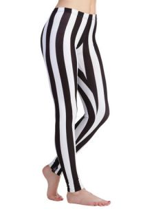 Fresh Take Leggings in Stripes  Mod Retro Vintage Pants