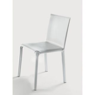 Bontempi Casa Alice Low Chair 40.18Q235Q Upholstery White / White Stitching