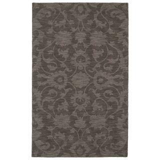 Trends Dark Taupe Classic Wool Rug (36 X 56)