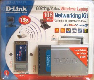 D Link DI 624 802.11g AirPlus Xtreme G 108 Mbps Wireless Router AND DWL G650 AirPlus XtremeG Wireless Cardbus Adapter DLINK Computers & Accessories