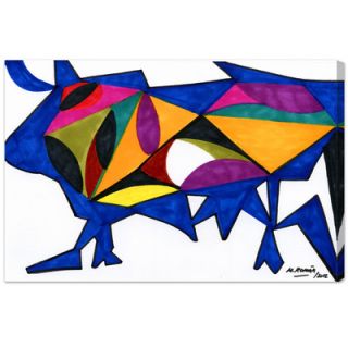 Oliver Gal Bull Sunrise Graphic Art on Canvas 11144_24x16/11144_36x24 Size 3