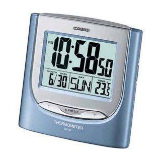 Casio #DQ745 2DF Multi Function Digital Thermometer Table Top Alarm Clock   Travel Alarm Clocks