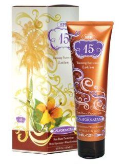 California Tan SPF 15 Sunscreen Tanning Lotion  Beauty