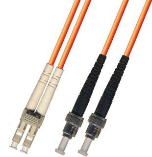 2M Multimode Duplex Fiber Optic Cable (62.5/125)   LC to ST Electronics