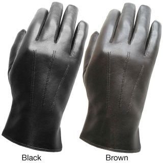 Mens I touch Lambskin Leather Texting Gloves