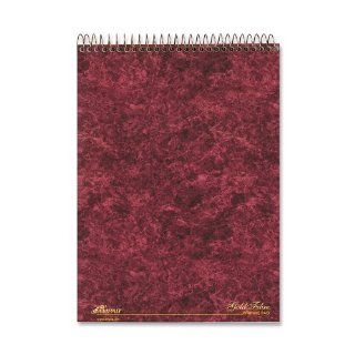 Ampad 20 813R Gold Fibre, Wirebound Pad, Size 8 1/2x11 3/4, Legal Ruling With Numbered Spaces, Name & Date  Wirebound Notebooks 