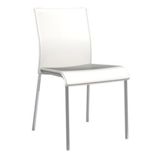 Calligaris Easy Chair CS/212 LH_P Seat Finish Optic White, Frame Finish Sat