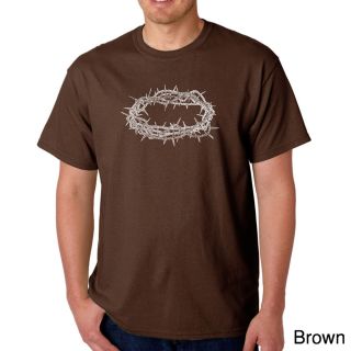 Los Angeles Pop Art Mens Jesus Crown Of Thorns T shirt