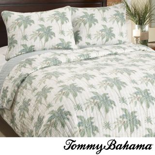 Tommy Bahama Tommy Bahama Tropez Island 3 piece Quilt Set Blue Size Full