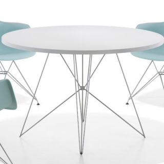 Magis Tavolo XZ3 Table MGT70./RYP Top Finish White, Leg Finish Chrome