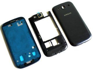 OEM Samsung Galaxy S3 SIII i9300 Complete Full Housing Cover Frame Chassis Case Pebble Blue Cell Phones & Accessories