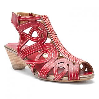 Spring Step Flourish  Women's   Red Leather