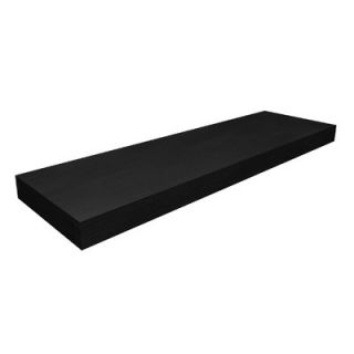Way Basics Floating Wall Shelf FS 10 36 1 Finish Black
