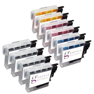 Sophia Global Compatible Ink Cartridge Replacement For Brother Lc61 (4 Black, 2 Cyan, 2 Magenta, 2 Yellow)