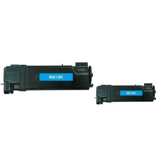 Basacc Cyan Toner Cartridge Compatible With Xerox Phaser 6130 (pack Of 2)