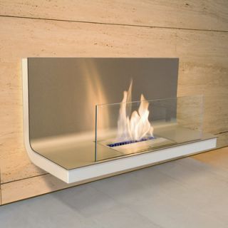 Radius Design Wall Flame Bio Ethanol Fireplace 1*536 Finish Matte / White  Body