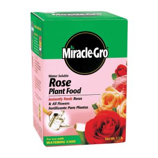 Miracle Gro 1.5 lb Rose Plant Food Flower Food Water Soluble Granules (18 24 16)